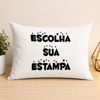 Almofada 27x37 Personalizada Escolha Sua Estampa Foto Logo Presente Decoração Geek Otaku