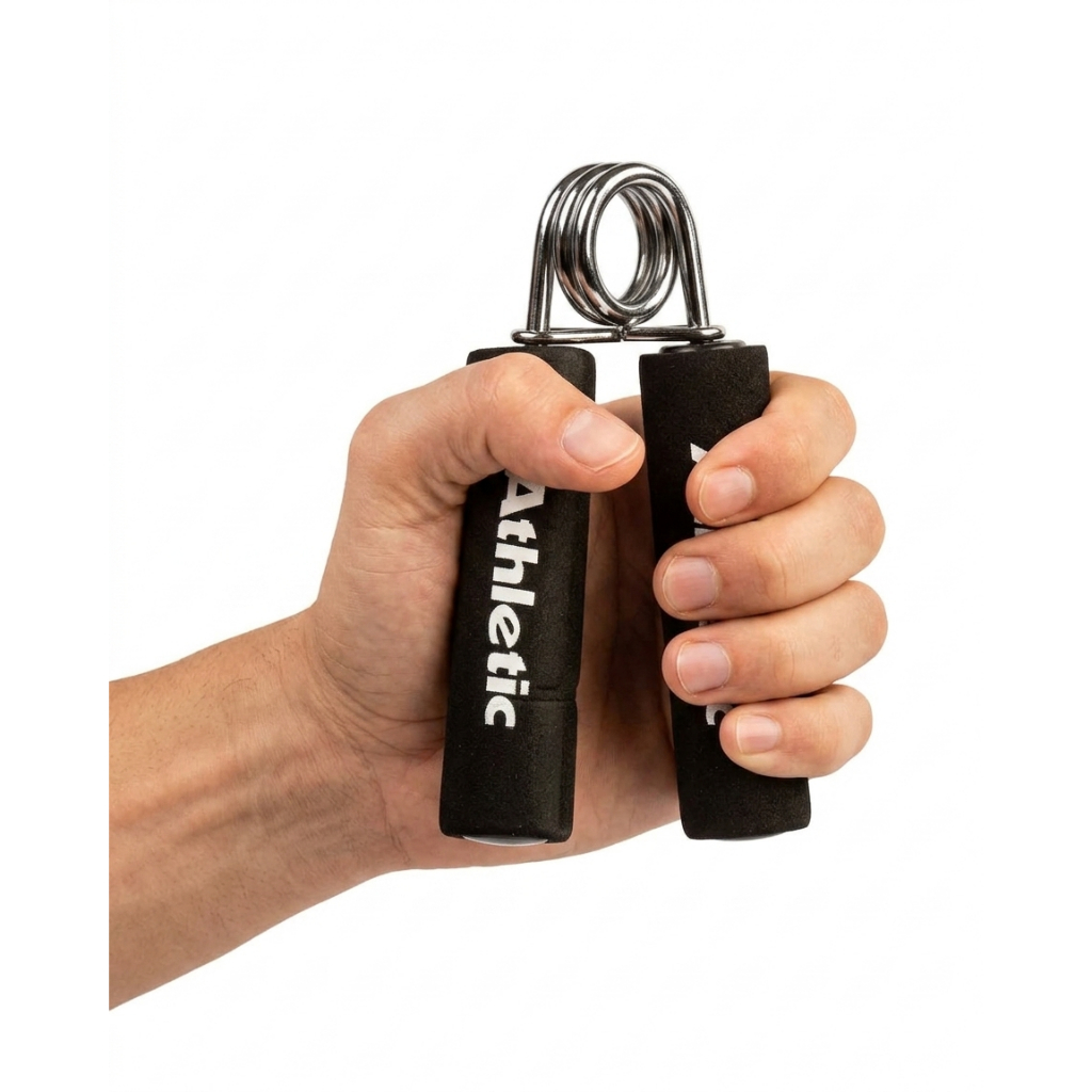 Par de Hand Grip Athletic em Aço Fortalecedor de Mãos e Antebraço com Pegador de Espuma para Treino · foto 2