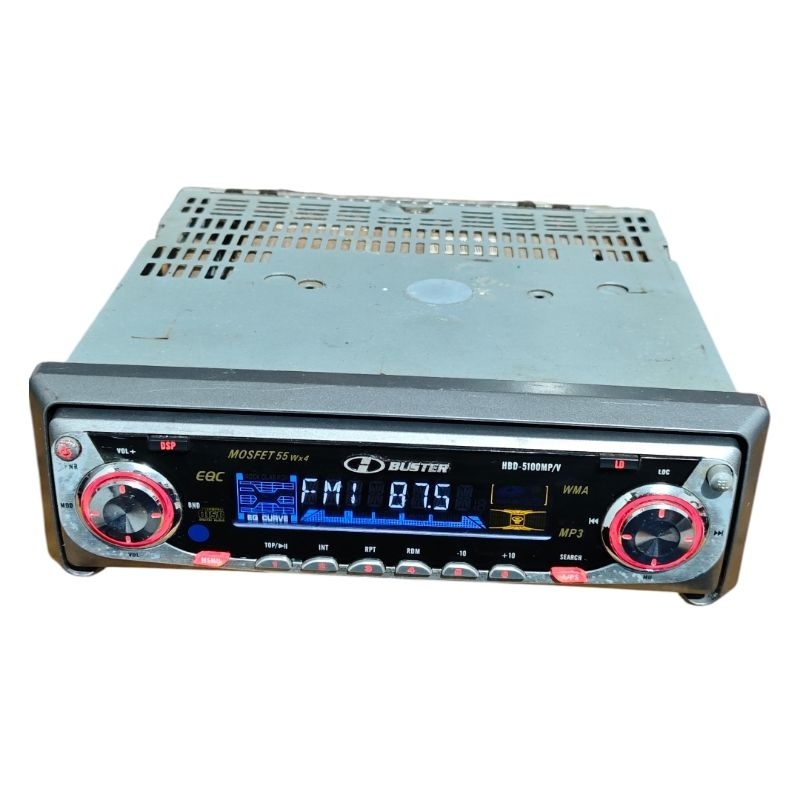 (USADO DETALHE) Rádio Automotivo H Buster  HBD 5100 MP/V AM FM CD 55WX4 12v