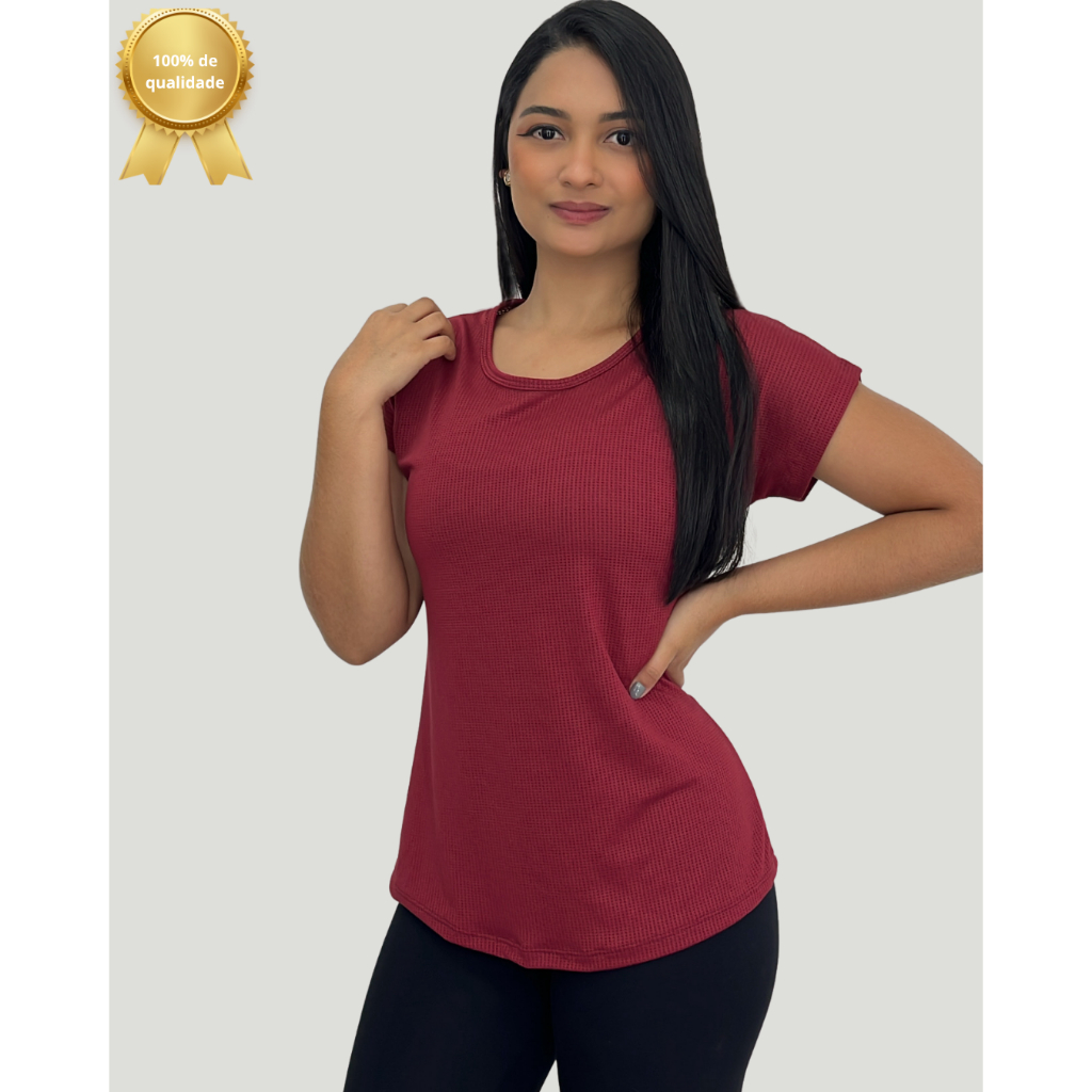 Camiseta Babylook Blusa Dryfit Fitness Para Treinos Academia Corrida Caminhada Moda Evangélica Esportista