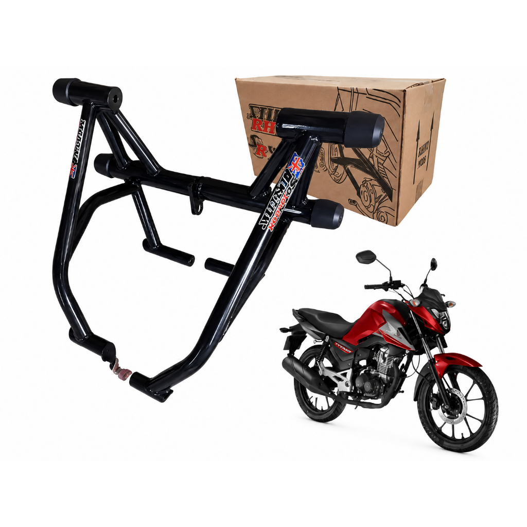 Protetor De Motor Street Titan Start Fan Cargo 160 Stunt Race