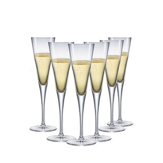 Jogo 6 Taças de Cristal Element Flute Champanhe, 150ml - Ruvolo