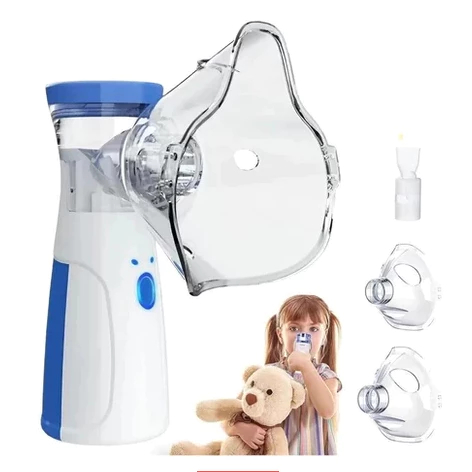 Nebulizador Inalador Ultrassônico Portátil Usb Bivolt Adulto E Infantil