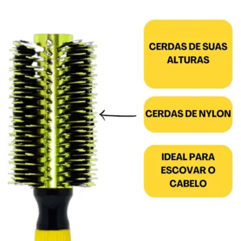 Escova de Cabelo Bonitta Marco Boni Pop Colors 64 Amarelo · foto 2