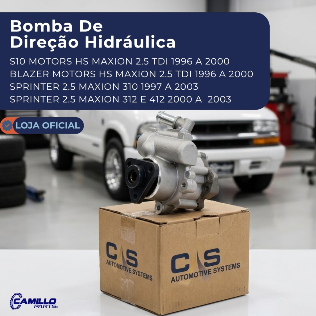 Bomba Óleo Direção Hidráulica S10 Blazer Maxion 2.5 1996 A 2000