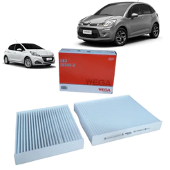 Filtro Ar Condicionado Cabine Citroen C3 / Peugeot 2008 / 208 - AKX35345-2