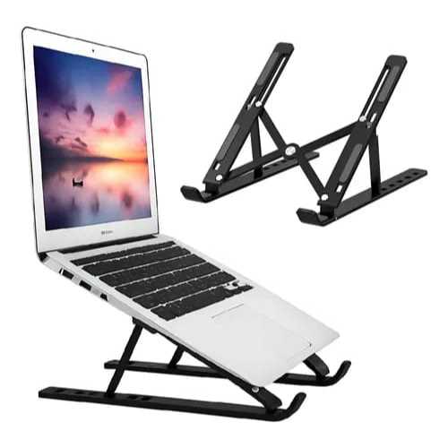 Suporte Para Notebook Base Dobrável de Alumínio Ergonômico Ajustável Portátil Ipad Tablet Suporte Notebook