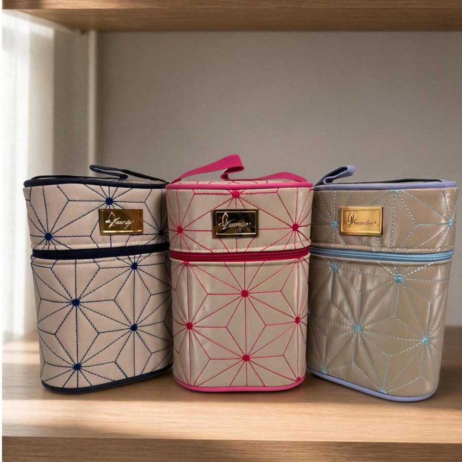 Porta Mamadeira Luxo Térmico Impermeável Bordado Luender Baby