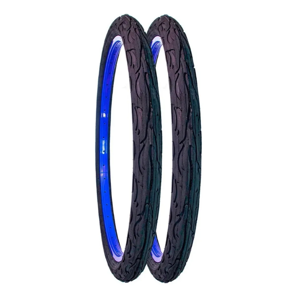 Par Pneu De Bicicleta Kenda Flame Aro 29 X 2.125 Largo Balao Slick