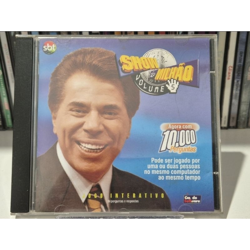 Jogo Pc Show Do Milhão - SILVIO SANTOS - Volume 5- ORIGINAL - Mídia Física - Ag25