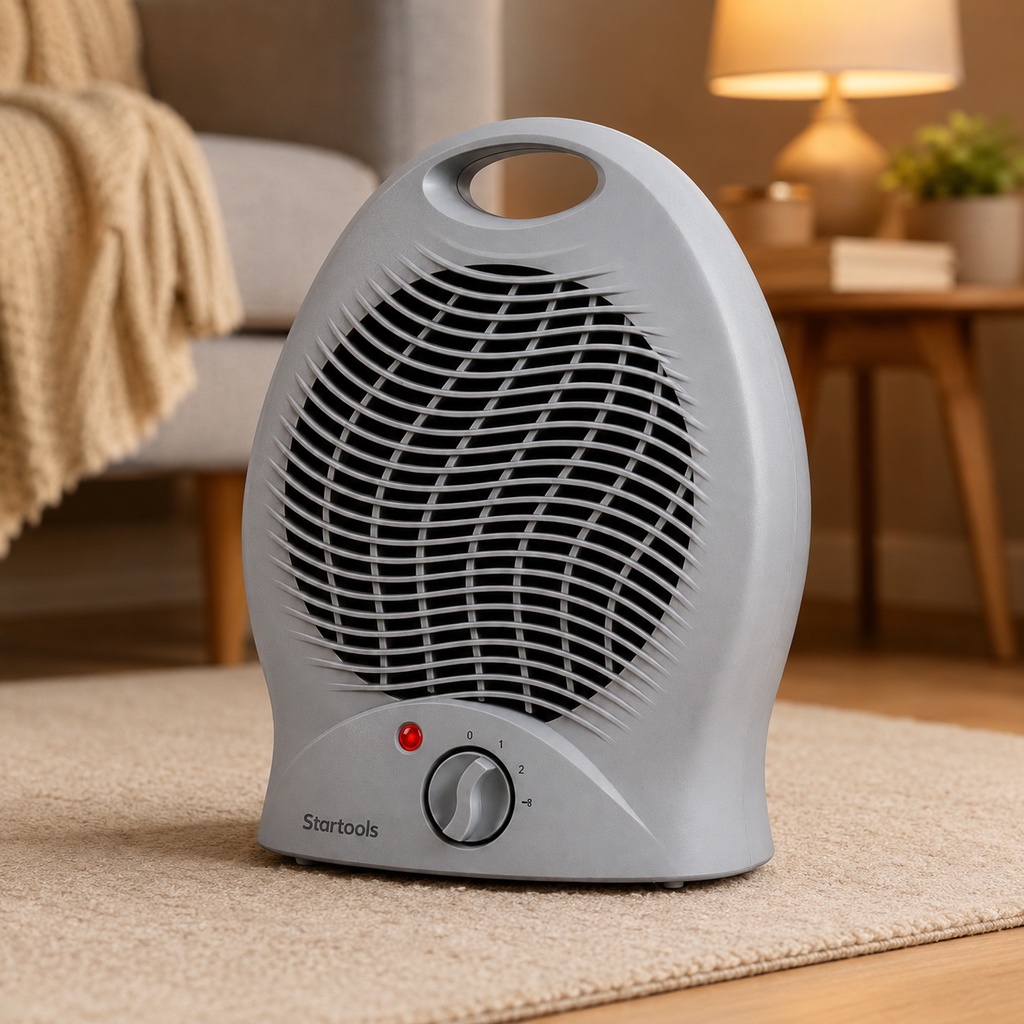 Aquecedor Elétrico Portátil 127V 220V Ar Quente Ambientes Internos Quarto Sala Escritório Lar Frio