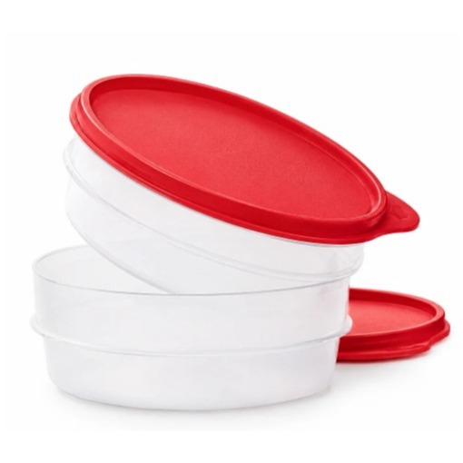Tupperware Saleiro Tigela Murano Pote Dinâmico - Utensilios Cozinha Vermelha