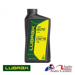 Óleo Lubrificante Lubrax 15W40 Top Auto API SL Semissintético 1L