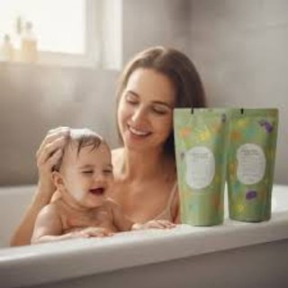 Kit Refil Mamãe e  Bebê 1 Refil shampoo200ml+ 1 Refil Condicionador 200ml