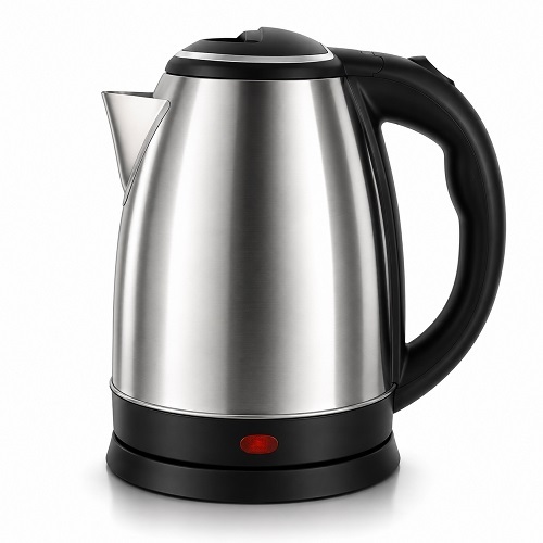 Chaleira Elétrica Inox 2 Litros 1500W 220V Desligamento Automático Para Café Chá Água Quente