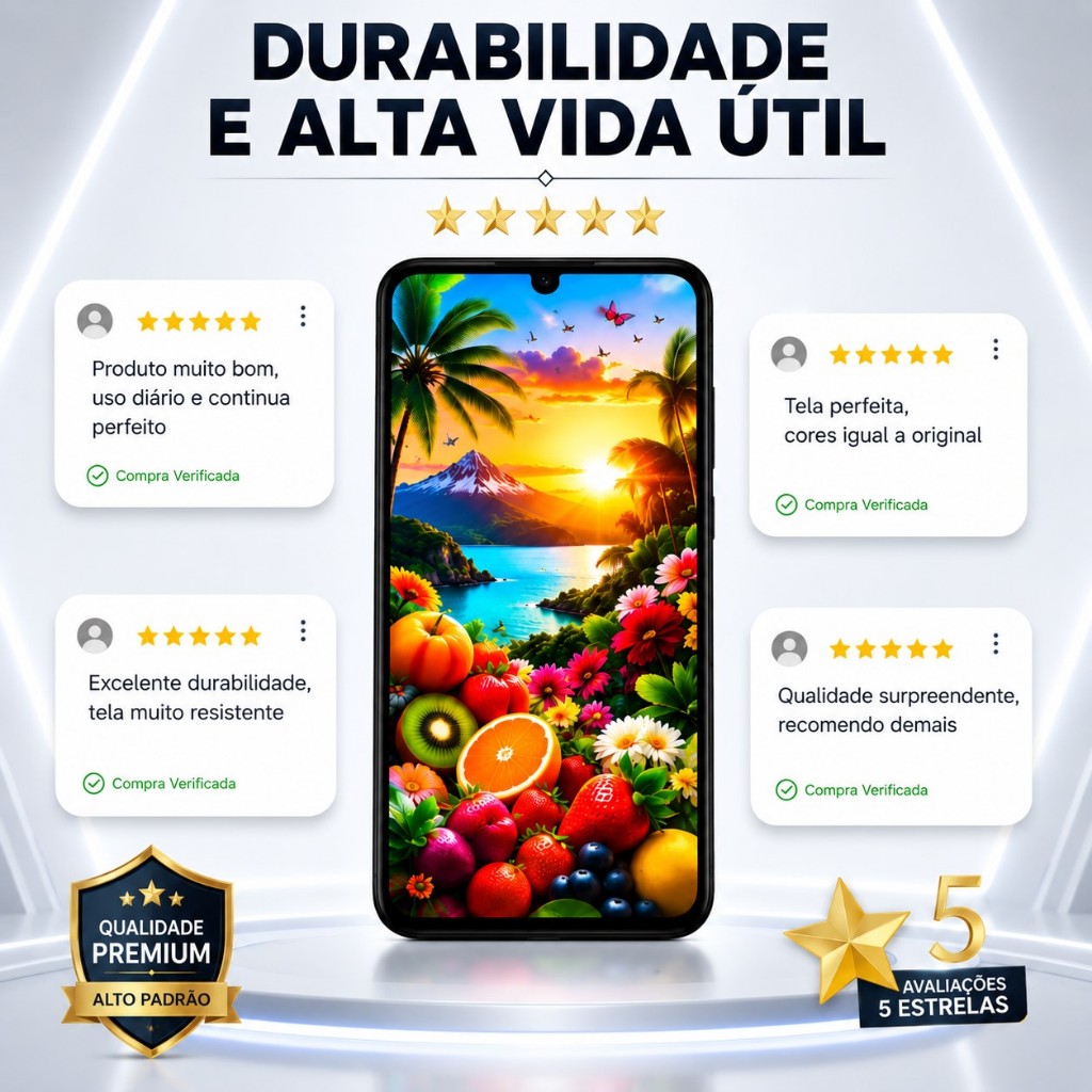 Tela Frontal Touch LCD Display Moto G22 XT2231 - Sem Aro ou Com Aro — imagem 2 de 2