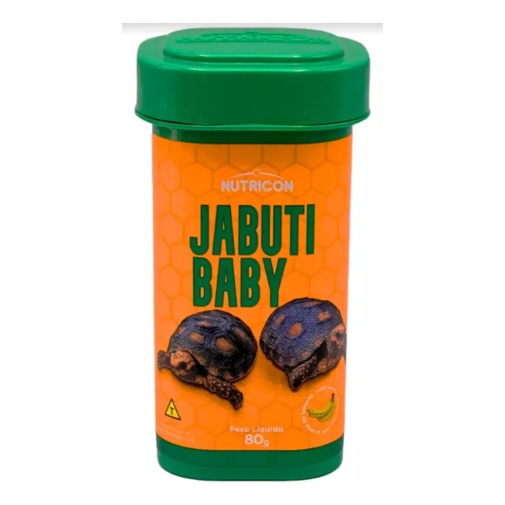 Ração Extrusada Para Jabuti Baby / Filhote Nutricon 80g