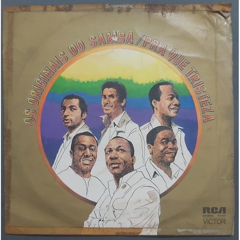 Disco de Vinil LP Os Originais do Samba Prá Que Tristeza (com mussum)