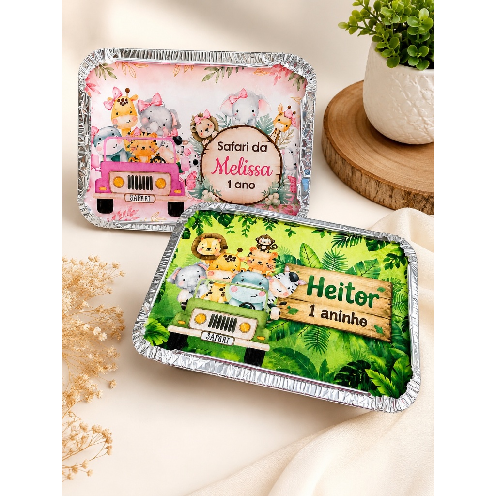 Forminhas Personalizadas com Tampa | Qualquer Tema | Festa Infantil | Aniversário | Lembrancinha
