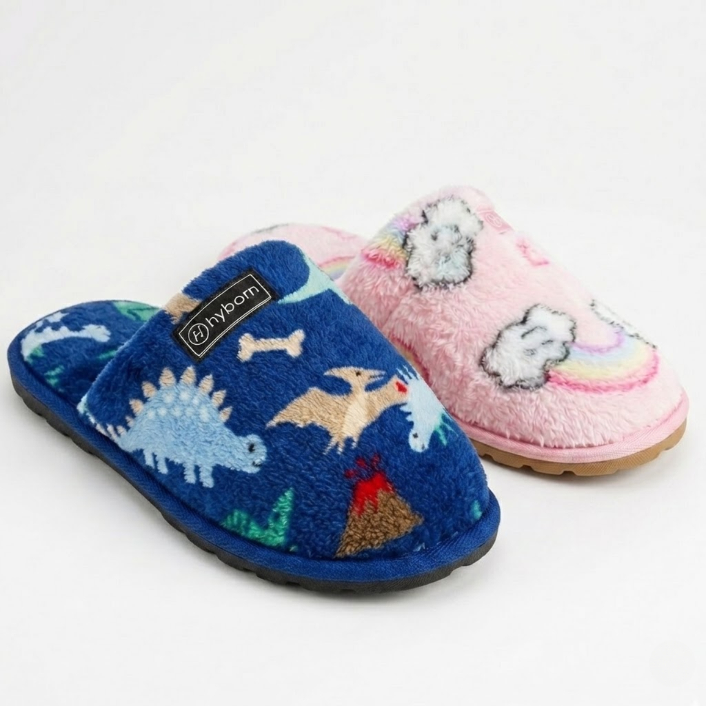 Pantufa Menina Menino Infantil Pelúcia Chinelo de Quarto Forrado Por Dentro Confortável - Promoção !
