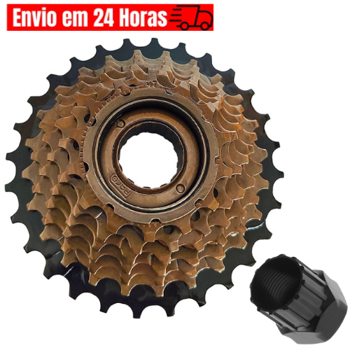 Roda Livre Catraca De Bicicleta 21v 7v Rosca Index Bike Extrator de Catraca Cassete Bicicleta