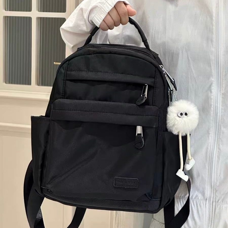 Mochila Escolar De Grande Capacidade Para Estudante Feminina Masculino Nylon Impermeavel