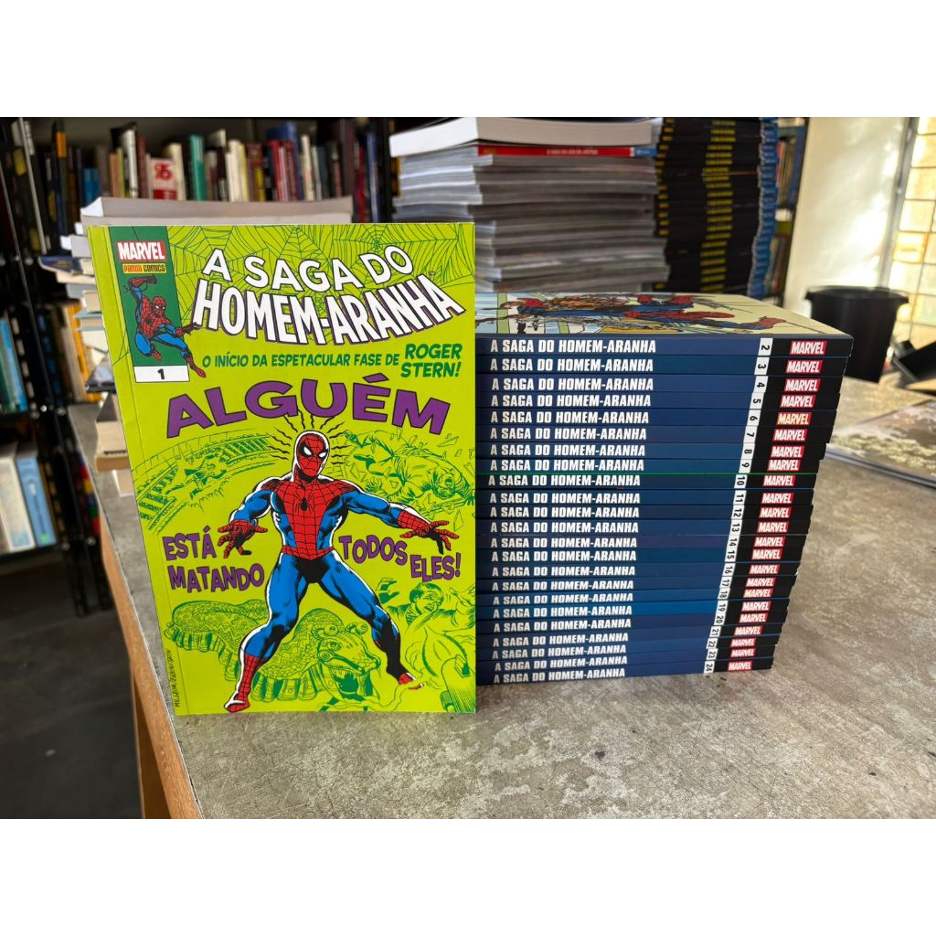 A Saga do Homem Aranha Vol.1 ao Vol.24 (Vendidos Separadamente)