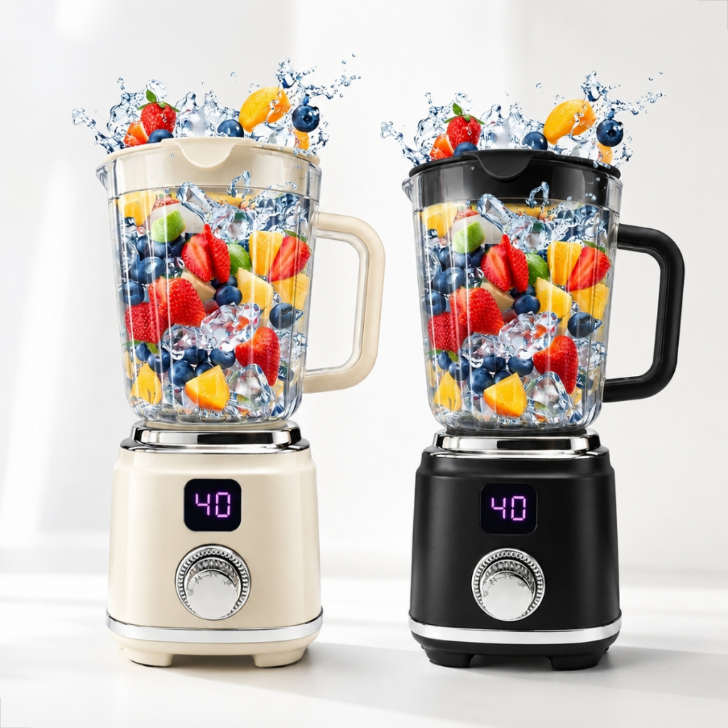 Espremedor de Frutas Liquidificador Portátil Recarregável 600ml 10 Lâminas Potente Academia Shake e Vitaminas