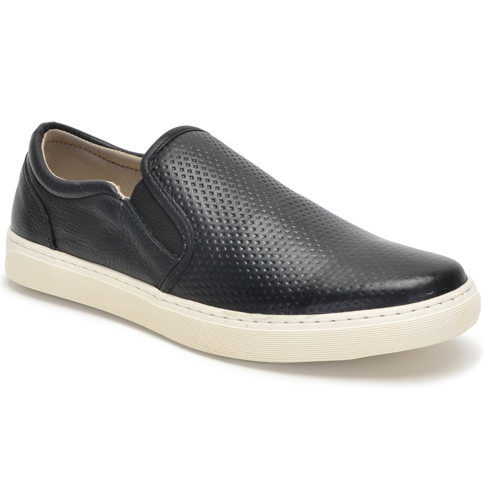 Tênis Mocassim Iate Sapatenis Slip On Masculino Couro Promoção