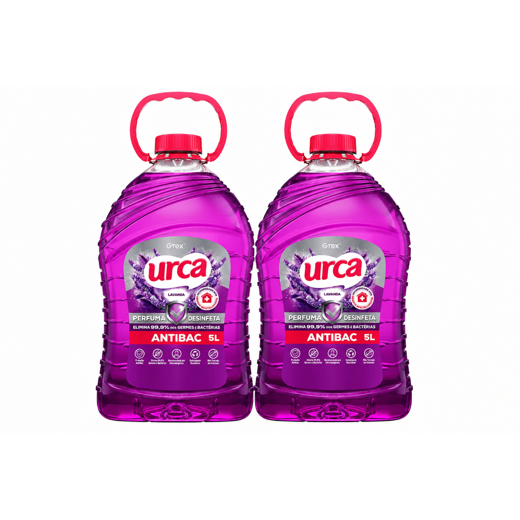 Kit 2 DESINFETANTES URCA LAVANDA 5L