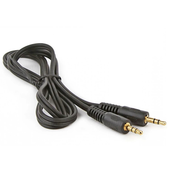Cabo Auxiliar P2 Para P2 1.5m Radio Celular Mp3 Mp4 Caixa Som PC