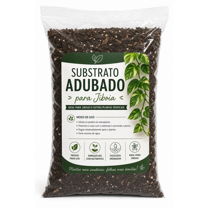 Substrato Adubado para Jiboia 🪴