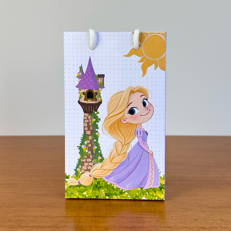 Sacolinhas Surpresa Personalizada Rapunzel Enrolados – PEGUE E MONTE | Lembrancinha para Aniversário