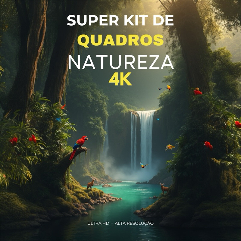 Super kit 7 quadros decorativos placa decorativa para presente decoração natureza, paisagem, meio ambiente.