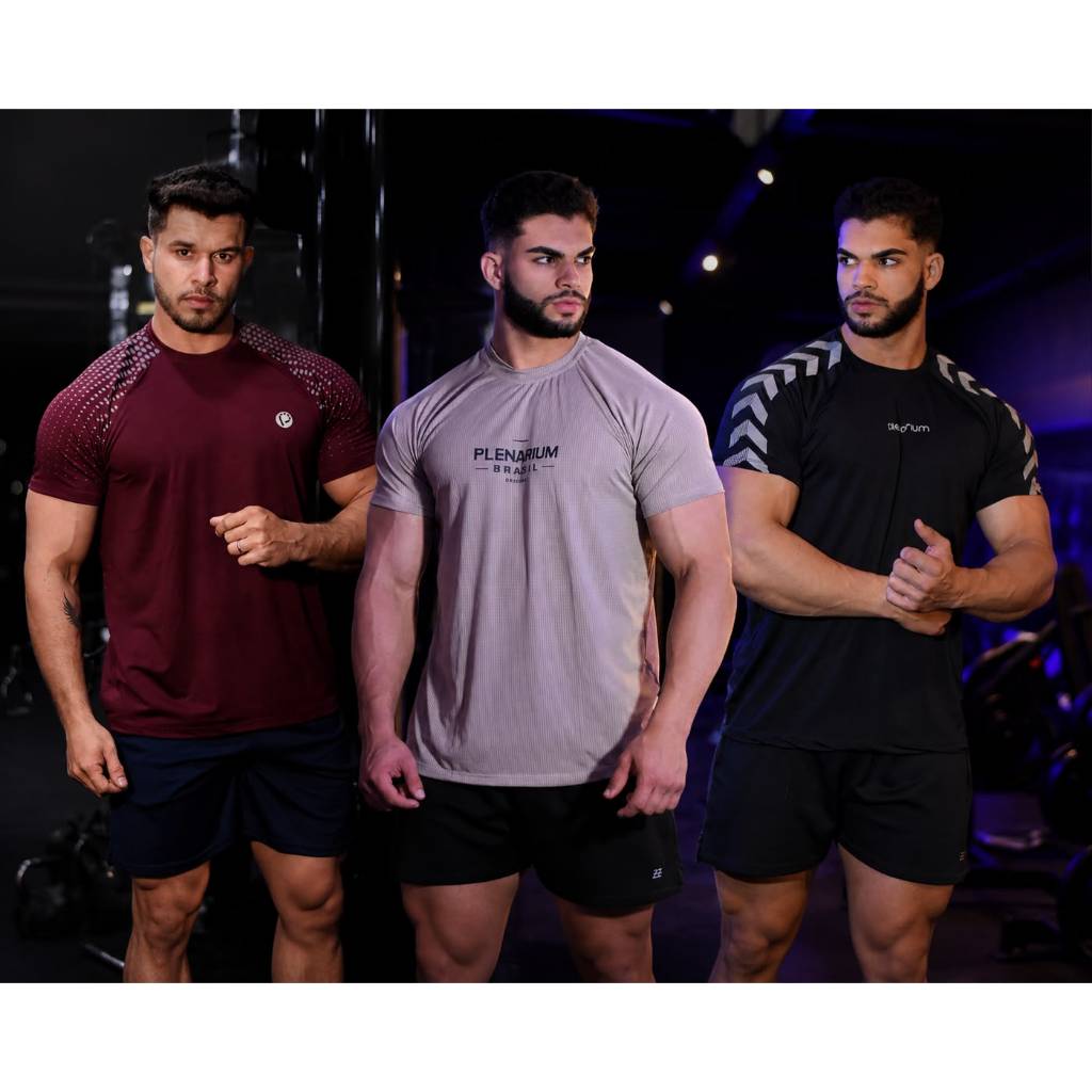 Camisa Camiseta Raglan Dry Masculino Academia Corrida Cross