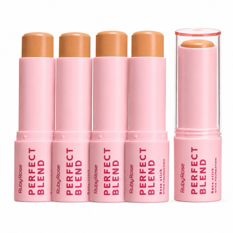 Base Bastão Stick Perfect Blend Ruby Rose Tons Médios