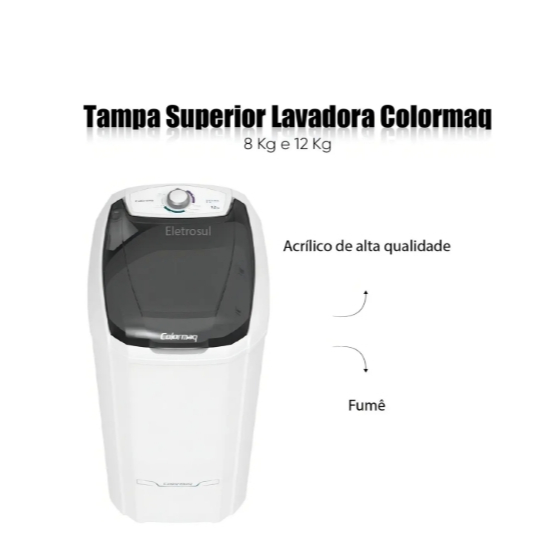 Tampa Superior Tanquinho Colormaq Modelo Lcb 10 Kg