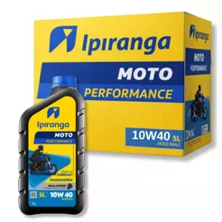 Óleo Ipiranga 10w40 Semissintético Moto Performance (Caixa C/ 24 Litros)