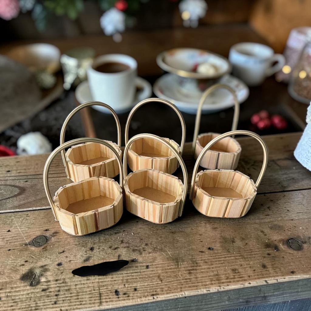 Detalhes do KIT Cestinha Decorativa Para Presentes E Lembrancinhas Cesta Organizadora Para Café Da Manhã E Doces