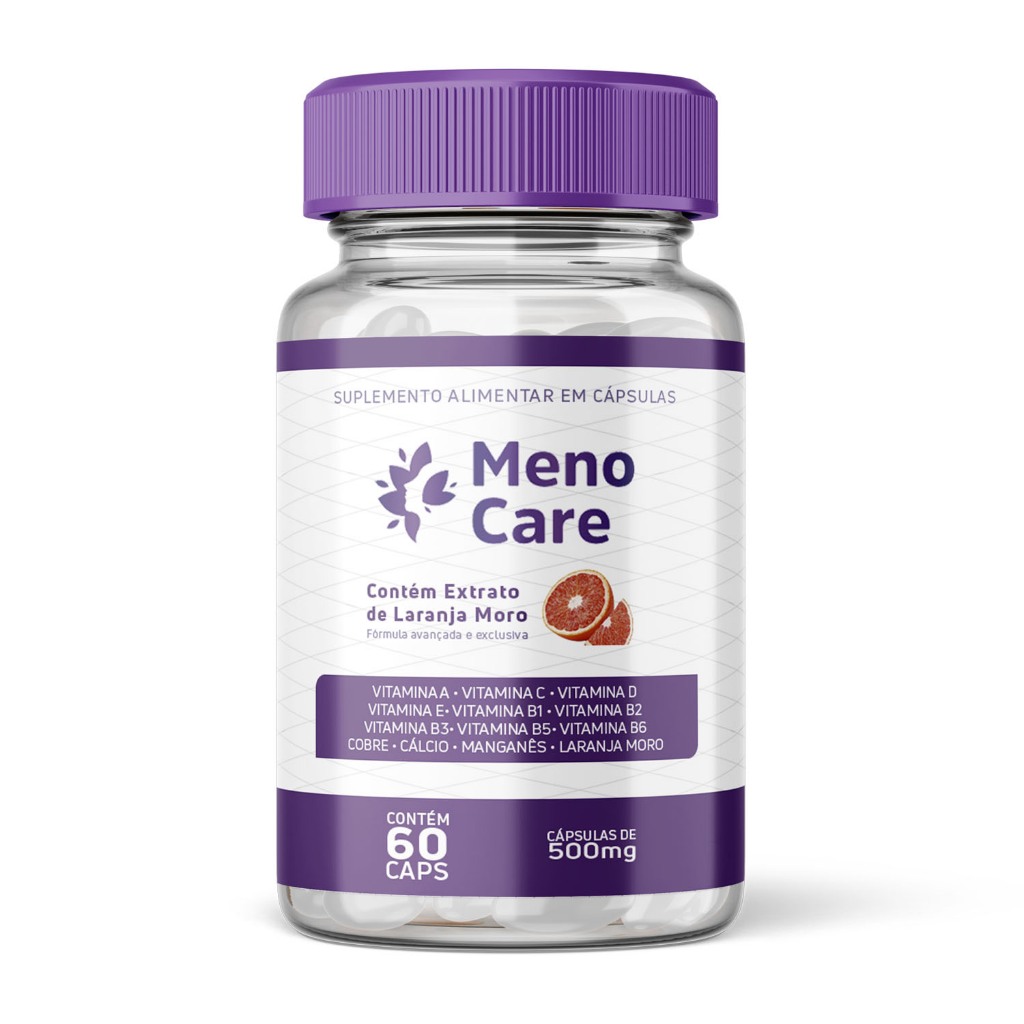 MENO CARE - 1 POTE - EQUILIBRIO HORMONAL + ALIVIO DA MENOPAUSA - 60 CAPS