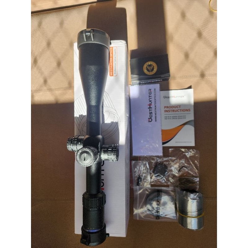 Luneta westhunter 6-24x50 ffp airsoft, airgun, paintbol.