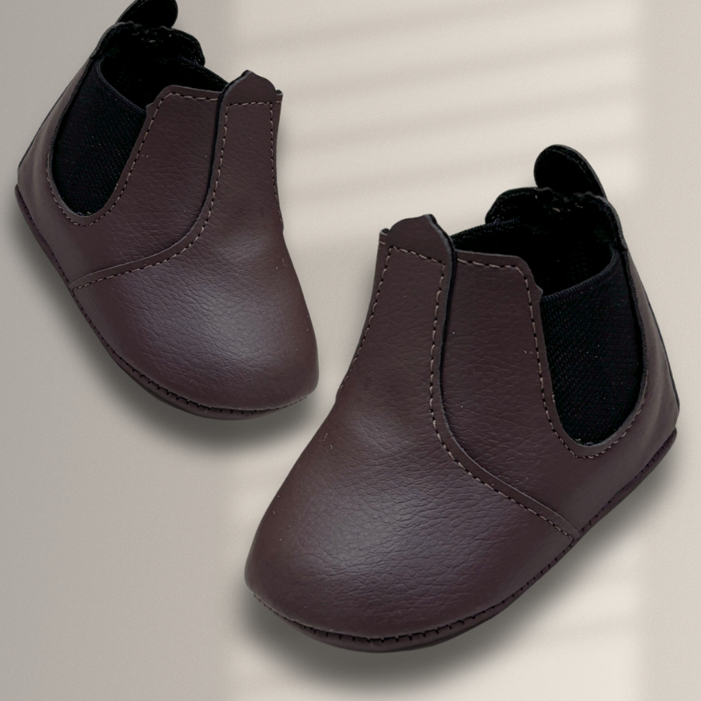 Botinha Bebê Country Jequinha Menino Menina Recém Nascido – Bota Confortável Bota Marrom 13 ao 18