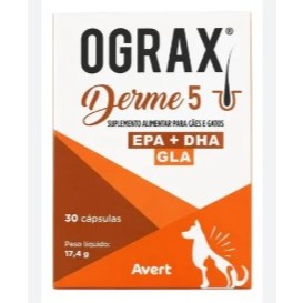 Ograx Derme 5 Omega 3 30 Cápsulas Suplemento