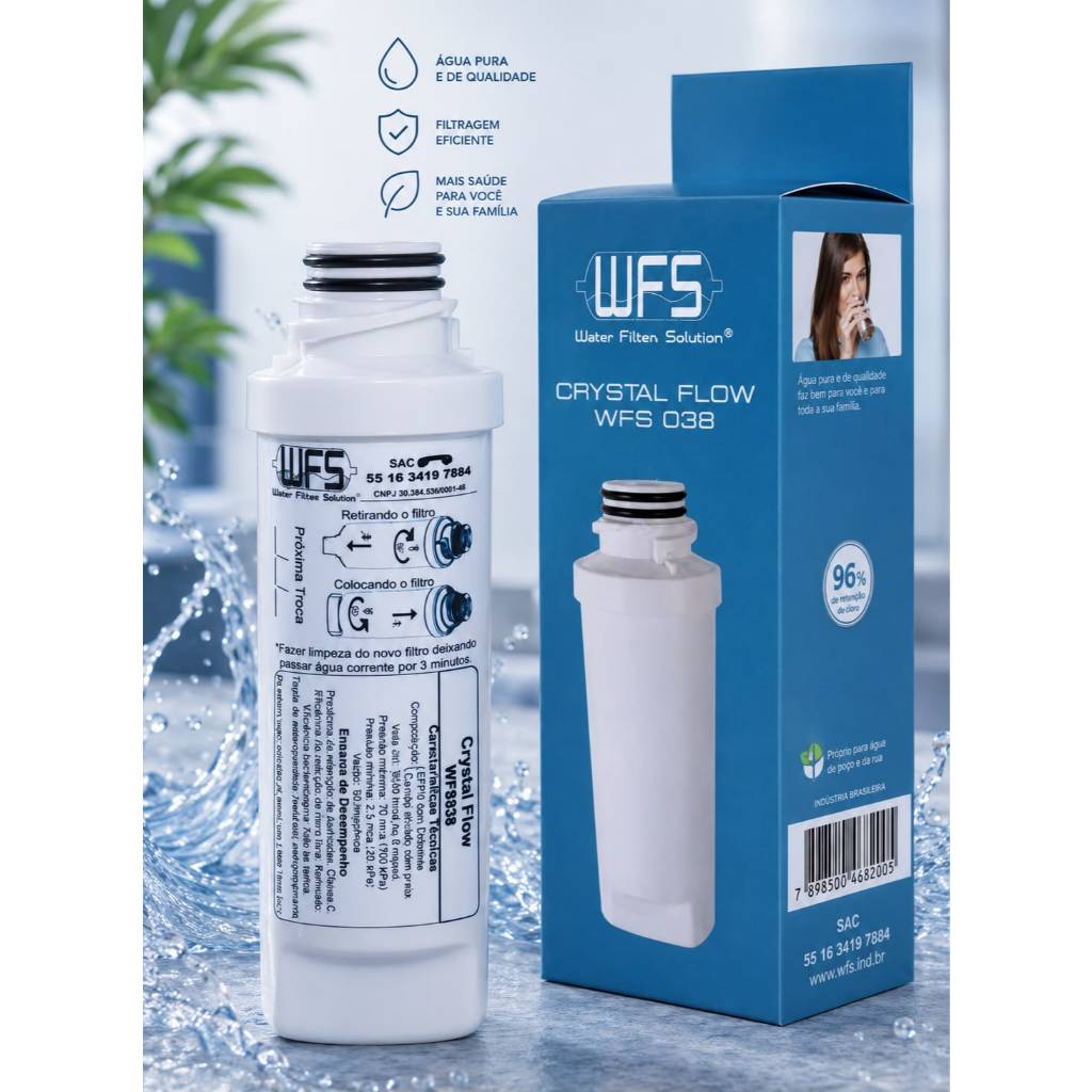 Refil Filtro Purificador Philco Compatível Cor Branco