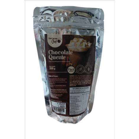Decacau Mistura Pronta para Chocolate Quente - 200g Sem Glúten