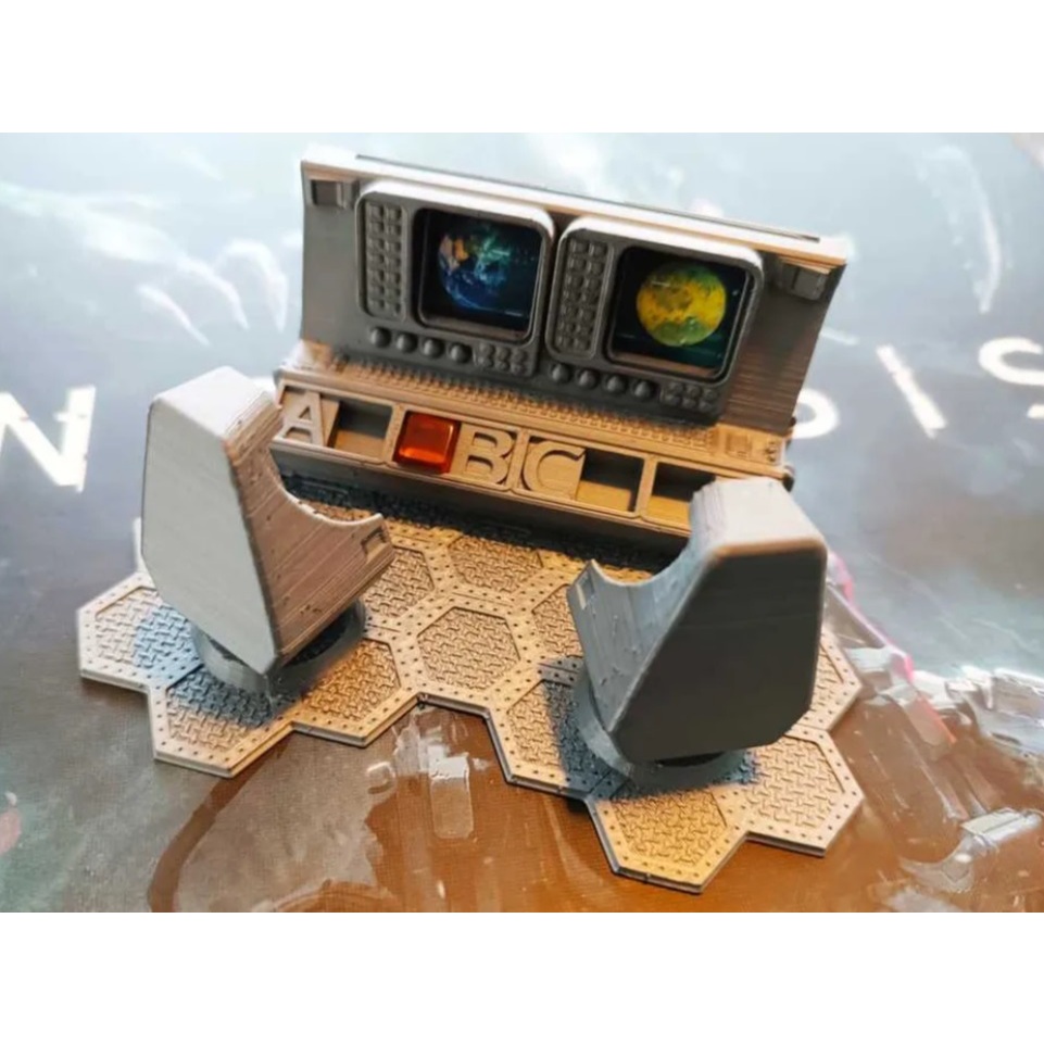 Nemesis Board Game - Cockpit Premium - Impressão 3d