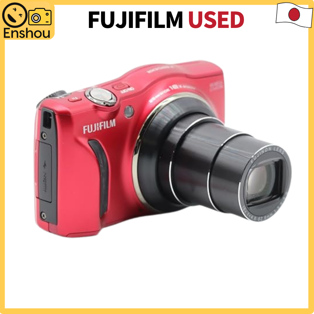 Do Japão [USADO] Câmera Digital FUJIFILM 16.0 Megapixels Ópticas Zoom 18x Vermelho FX-F820EXR R USED