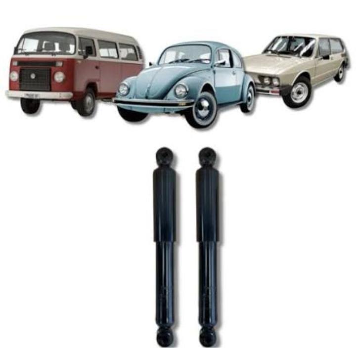 Par de Amortecedor Traseiro Vw Fusca Brasilia Variant De 1969 a 1996