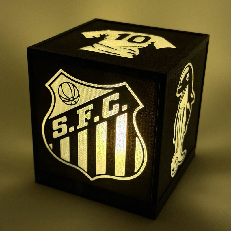 Luminária de Mesa - Cubo - Santos