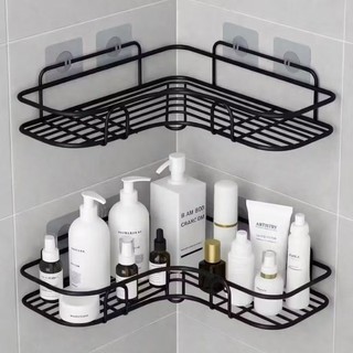 Prateleiras para Banheiro com Suporte e Alto Adesivos – Organizador de Shampoo, Sabonete,…
